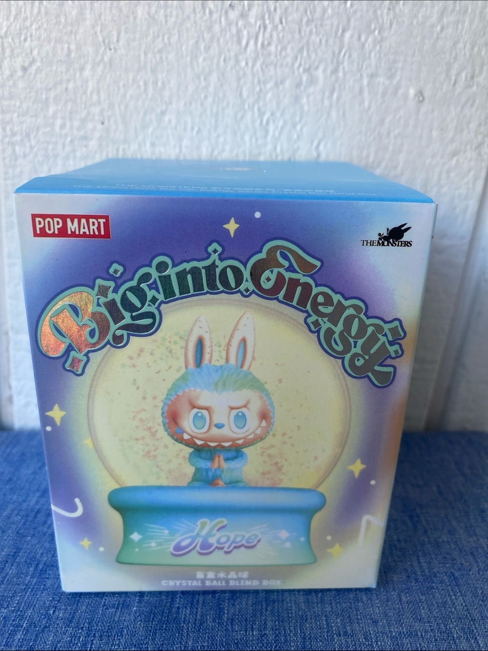POP MART Bring Into Energy Hope Blue Bunny Blind Box Toy